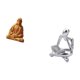 thumbnail image 5 of Estatua del Corazón de Jesús, figura abstracta de lector, figura de pensador, obra de arte católica, artesanía de resina, adecuada para regala, 5 of 8