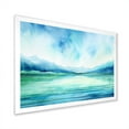 thumbnail image 3 of Designart "Pastel Scenery Of Aurora Borealis I" Aurora Borealis Picture Framed Wall Art Prints, 3 of 5