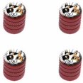 thumbnail image 1 of Calico Cat Pet Tire Rim Wheel Aluminum Valve Stem Caps, Multiple Colors, 1 of 1
