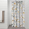 thumbnail image 2 of Pioneer Flower Floral Print Pattern Shower Curtain 36"x72" ,Bathroom Decorative Shower Curtains Set with 12 Hooks,Modern Waterproof Washable Shower Curtain, 2 of 6