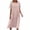 Pink, variant on Summer Dresses for Women 2024 Plus Size Fashion Casual Loose Cotton Linen Short Sleeve Round Neck Dress Short Sleeve Round Neck Dress Womens plus $15 & under