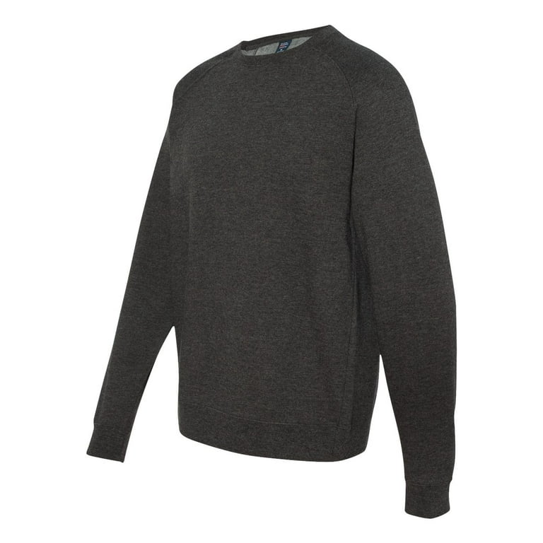 Independent Adult Lightweight Fitted Raglan Crew