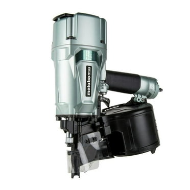 Metabo HPT Coil Framing Nailer | Pro Preferred Brand of Pneumatic Nailers | 15 Degree Magazine | Accepts 2-Inch up to 3-1/4-Inch Nails | Ideal for Wall Sheathing, Roof Decking, & Subflooring | NV83A5