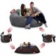 thumbnail image 2 of Puff Cama King Size 2 en 1 Baggy Oxford 180 x 180 cm Baggy Puff Baggy 2 Bed King Oxford 180 x 180 cm, 2 of 4