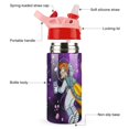 thumbnail image 3 of Space Futurama Cartoon Kid's Insulated Water Bottle With Straw Vacuum Stainless Steel Cup Leak-Proof Toddler Thermoses Water Cup For Children, 3 of 8