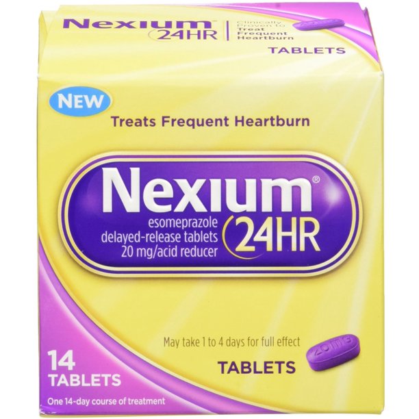 6 Pack Nexium 24 Hour Heartburn Relief Tablet 14 ea