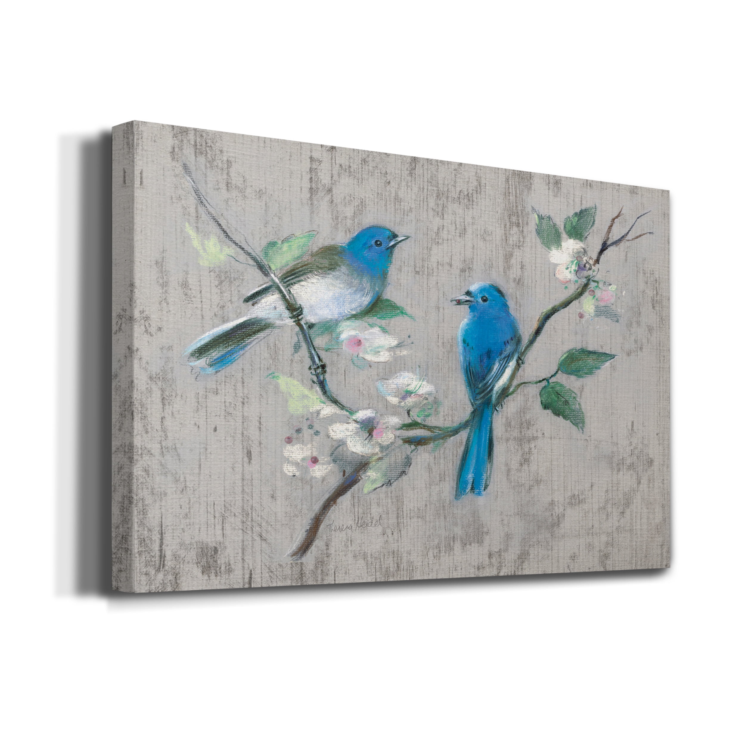 Song of Spring I Premium Gallery Wrapped Canvas - Ready to Hang - Set of 2 - 24 x 36 Each