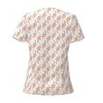 thumbnail image 4 of Naloa Hand Drawn Snake Print T-Shirts Short Sleeve V Neck Tees for Women Fashion Tops Trendy Lightweight Soft Casual Summer Outfits Clothes, 4 of 5