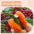 thumbnail image 4 of Juego de 10 Cuchillos de Silicona para Jardinería con Dedales, Recogedor de Frutas y Verduras, 4 of 5