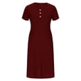 thumbnail image 4 of Robe d'Été Décontractée à Œillets pour Femmes, Robe Maxi Brodée Boho, Robe Longue Plissée, Vêtements Tendance pour Vacances à la Plage 2025, 4 of 6