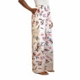 thumbnail image 2 of Briggs Womens Linen Blend Pants, 2 of 3