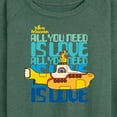 thumbnail image 3 of The Beatles - All You Need Is Love - Women's Lightweight French Terry Long Sleeve Shirt, 3 of 6