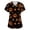 Saffron,#147, variant on Womens Halloween Scrub Tops V Neck Horror Halloween Ghost Pumpkin Printed Funny Scrubs Spooky Short Sleeve Scrub Shirts Nursing Uniform Medical Nurse Workwear with Pockets,5XL
