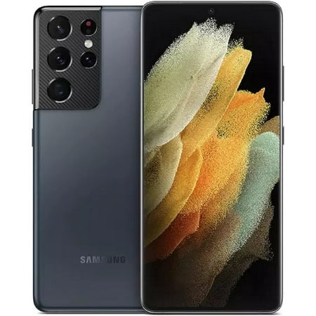 Samsung Galaxy S21 Ultra 5G G998U 128GB GSM/CDMA Unlocked Android Smartphone (USA Version) - Phantom Navy (Fair Cosmetics – Fully Functional)