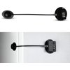 Urban August Adhesive Combination Lock for Childproofing Heat Resistant Easy to Install, Black