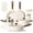 21 Pcs White, variant on Carote 21-Piece Nonstick Pots and Pans Set, Ceramic Cookware Set with Steamer, Induction Compatible, White