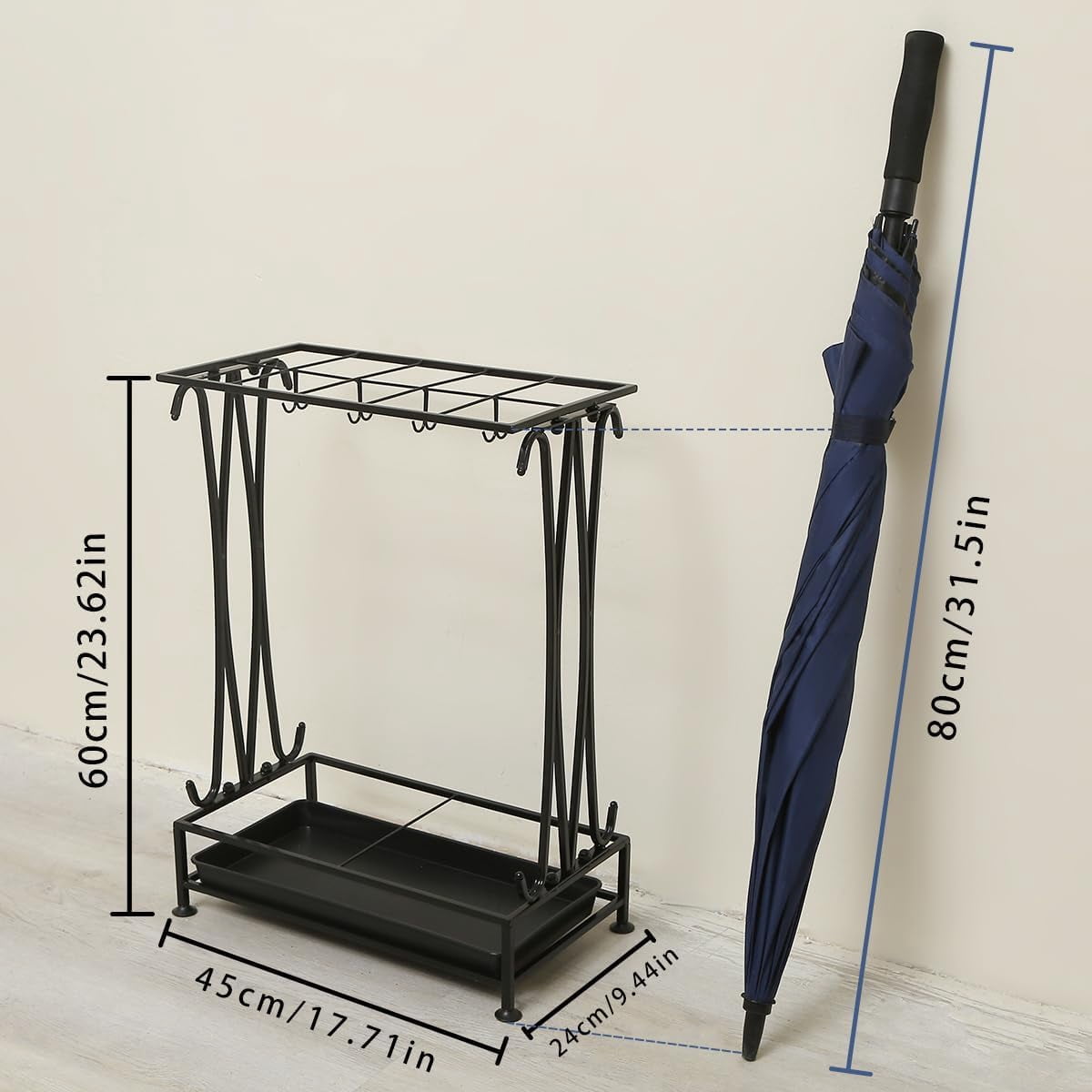 Umbrella Holder, Umbrella Stand Indoor Entryway, Umbrella Holder Outdoor, Umbrella Rack, Metal