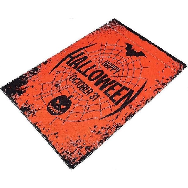 Halloween House Flags Happy Halloween Banner Double Sided Pumpkin Bunting Haunted House Decor