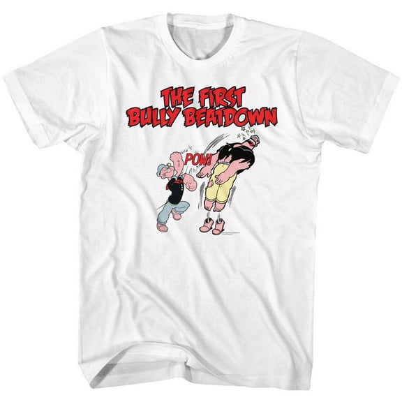 Popeye Eat It White Adult T-Shirt 6Xl
