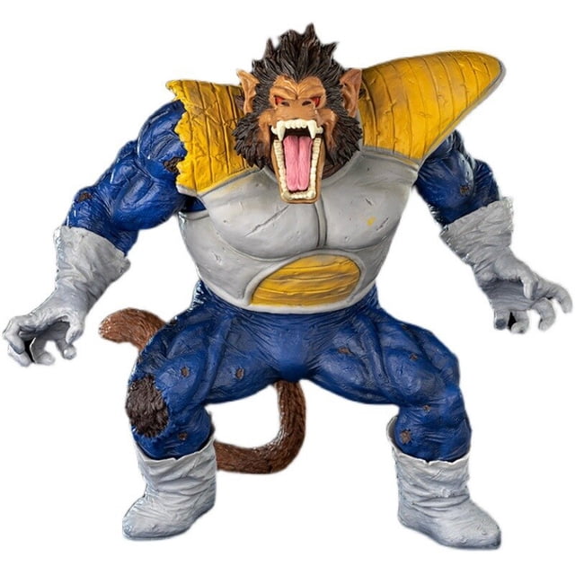 Figura de Anime de Dragon Ball para niños, versión teatral, se convierte en un gorila de Ape dorado, Vegeta, Goku, estatua, modelo, adorno, regalos de navidad
