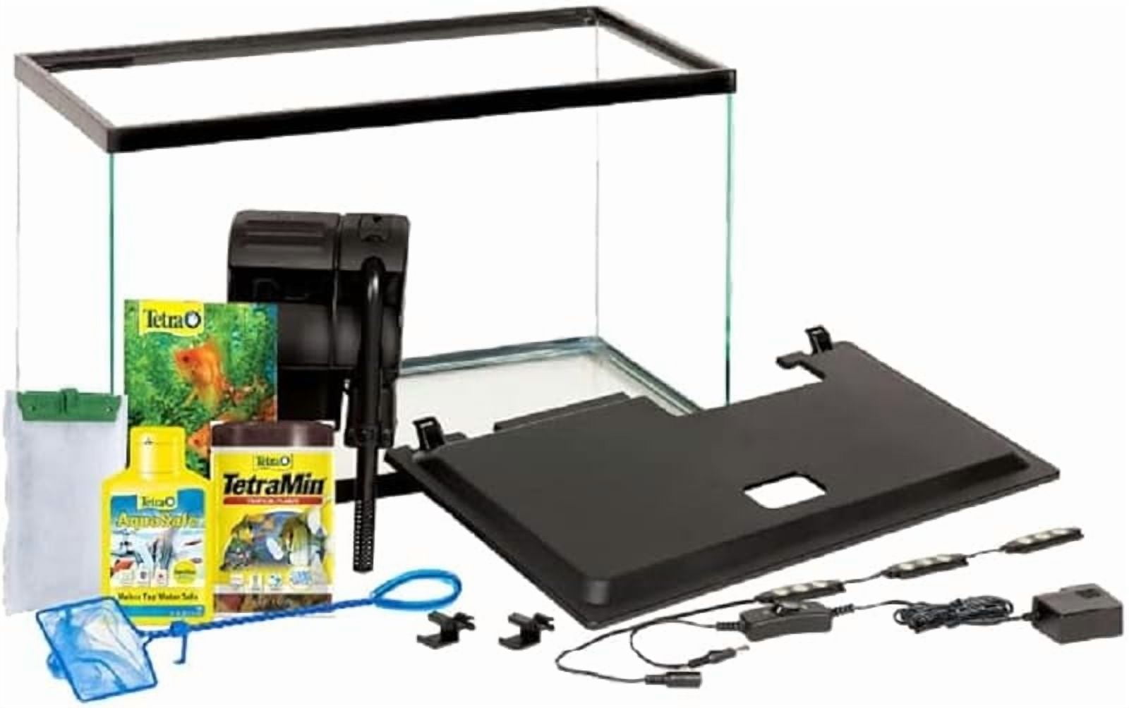 Aqua Culture 2.5-Gallon Corner Aquarium Starter Kit with LED Light