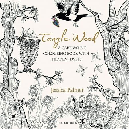 Tangle Wood : A Captivating Colouring Book With Hidden