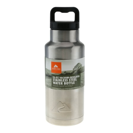 Ozark Trail 36oz Double Wall Stainless Steel Water (Best Camping Water Bottle)
