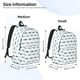 thumbnail image 2 of Balery Cute Shark Mochila Clásica Impresa Básica para Viaje, Mochila Escolar Resistente al Agua, Mochila de Lona con Correas Ajustables-Small, 2 of 5