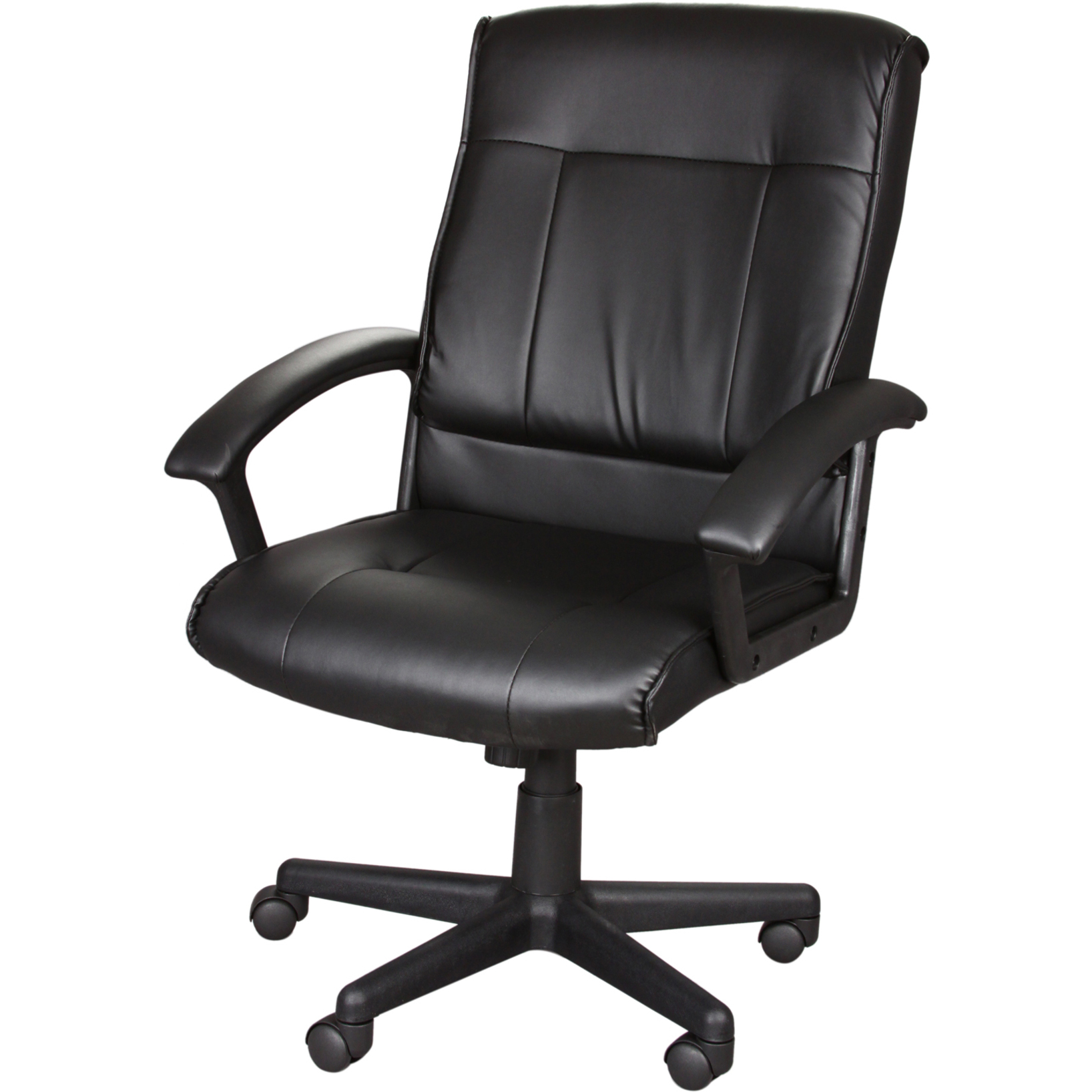 Amazon Basics Padded Office Desk Chair With Armrests, Adjustable Height