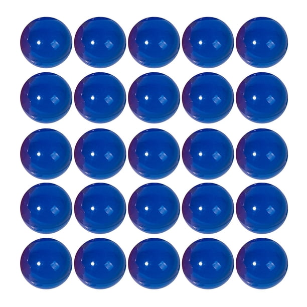 25 piezas Sunnimix Bola de bingo Dispositivos portátiles de reemplazo Raffle Balls Calling Balls azul