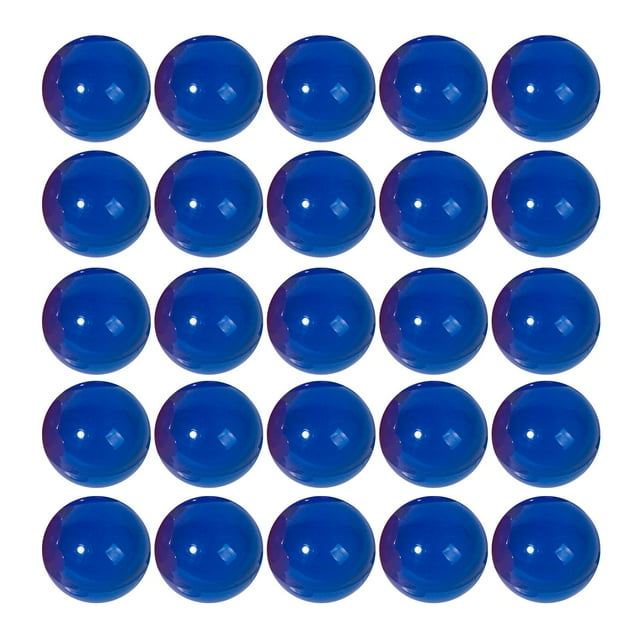 25 piezas Sunnimix Bola de bingo Dispositivos portátiles de reemplazo Raffle Balls Calling Balls azul