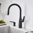 thumbnail image 5 of Rivana High-Arc Pull-Down Dual-Spray Kitchen Faucet - Matte Black, 5 of 5