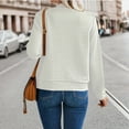 thumbnail image 4 of Womens Waffle Casual Zip Up Cardigan Jacket Long Sleeve Sweatshirt Lightweight Fall Fashion Loose Outwear Top, 4 of 4