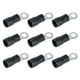 thumbnail image 5 of VOBOR, 50 Uds., terminal de anillo aislado negro para cables completamente sólidos, accesorios de crimpado de cables, conector de crimpado de anillo para AWG14‑12, 5 of 8