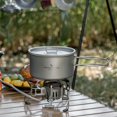 thumbnail image 2 of Juego de utensilios de cocina Boundless Voyage Titanium Pot 1.2 L para acampar, 2 of 9