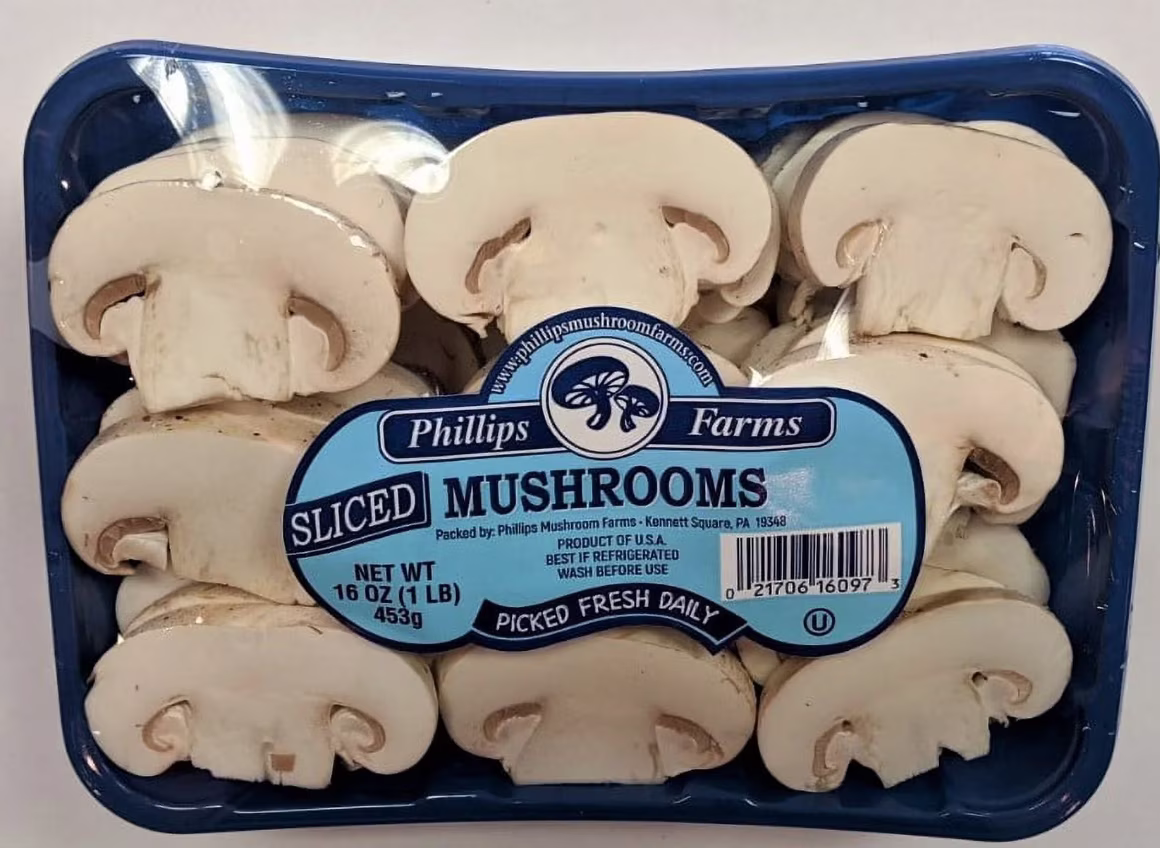 Fresh Sliced Mushrooms, 16 oz