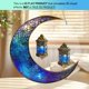 thumbnail image 4 of Fiudx Colgante Acrílico Redondo Azul, Elegante Decoración para Colgar En La Pared, Ideal para Ventana o Porche, Impresionante Tono Azul, Fácil Instalación, Ideal Como Regalo de Inauguración de La Cas, 4 of 6