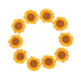 thumbnail image 4 of 10 Pcs Patchs Brodés Créatifs Joli Tournesol Patchs Élégants en Tissu, 4 of 7