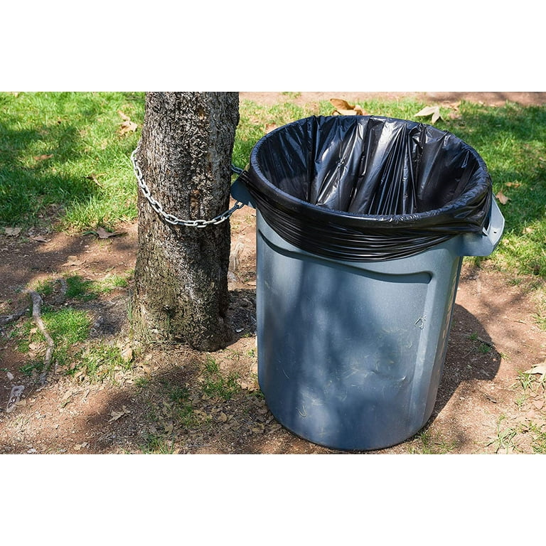 Heavy Duty 55 Gallon Trash Bags - (Value 50 Pack) - 1.5 MIL Industrial  Strength Plastic 35' x 55' for 50-55 Gal Cans -Fits Toter, Rubbermaid  Brute, Carlislie Bronco etc. 