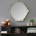 thumbnail image 3 of Stratton Home Decor S11541 Chloe Hand Painted Gold Metal Wall Mirror Art Decor, 3 of 5