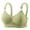 Green, variant on Women's Wireless Bra Lightly Lined No Bulge Smoothing Bralette Everyday Comfort Fit with Removable Pads