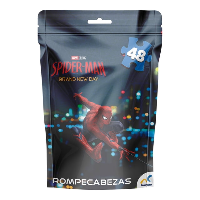 Rompecabezas Marvel Spiderman Bolsa Foil 48 Piezas