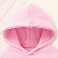 thumbnail image 6 of Ccpelsie Toddler Baby Boys Hooded Sweatshirt Fleece Pullover Long Sleeve Casual Hoodies Fall Winter Clothes for Kids(Pink,2-3 Years), 6 of 7