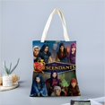 thumbnail image 2 of Descendants Bolso de tela con estampado de lienzo para mujer, bolsa de compras reutilizable y estética, con cremallera interior, regalo para mujer,38*45cm., 2 of 6