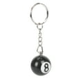 thumbnail image 5 of 6X Billiard Ball Key Chain Key Ring Happy No. 8, 5 of 7