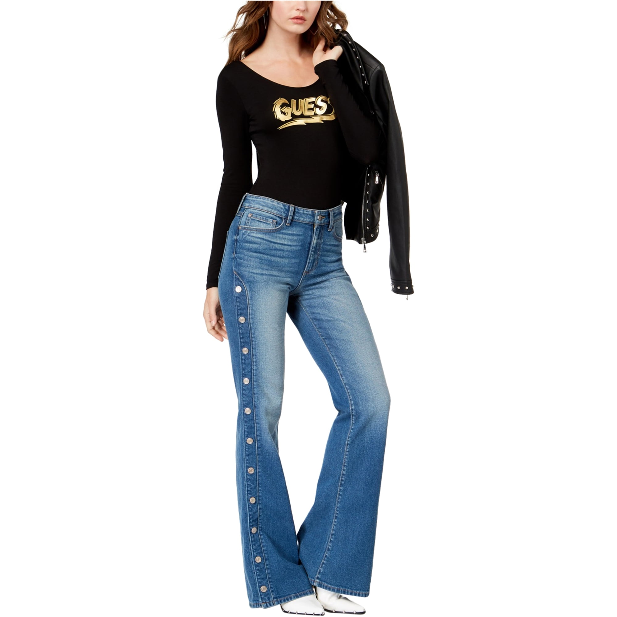 guess striped pants