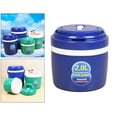 thumbnail image 2 of Cubo de Aislamiento Baoblaze Doble Pared Contenedor Aislado para El Almuerzo 2L azul, 2 of 8
