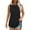 Black, variant on HAiming Women Plus Size Tank Tops Summer Sleeveless Solid Color Round Neck Shirts Oversized Loose Casual Blouses