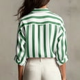 thumbnail image 4 of Tbopshirt Womens Blouses Tops for Women Casual Striped Button Down Loose-fitting LongSleeved Button-up Blouse Shirt, 4 of 6
