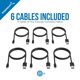 thumbnail image 2 of Cables micro USB SABRENT de 3 pies y 22 AWG USB 2.0 A macho a micro B, 2 of 8